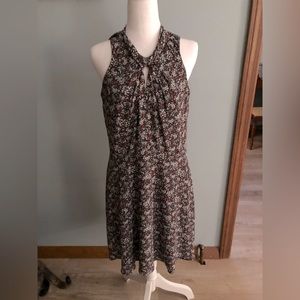 Loft outlet sleeveless a-line Floral dress
